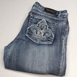 TRU LUXE WIDE LEG CAPRI JEANS 10/30x25⭐️